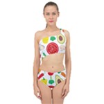 Vegetables flat Spliced Up Two Piece Swimsuit