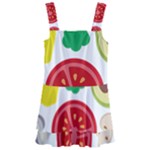 Vegetables flat Kids  Layered Skirt Swimsuit