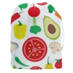 Vegetables flat Drawstring Pouch (3XL)