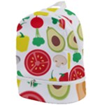 Vegetables flat Zip Bottom Backpack