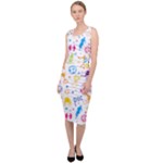 Sports colorful Sleeveless Pencil Dress