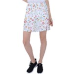 Floral watercolor wallpaper Tennis Skirt