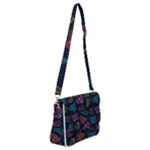 Ornamented and stylish butterflies Shoulder Bag with Back Zipper
