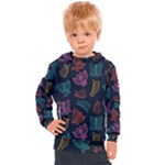 Ornamented and stylish butterflies Kids  Hooded Pullover