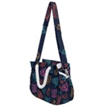 Ornamented and stylish butterflies Rope Handles Shoulder Strap Bag