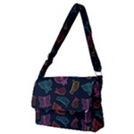 Ornamented and stylish butterflies Full Print Messenger Bag (M)
