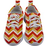 Three-dimensional retro background Kids Athletic Shoes