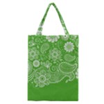 Green foliage background Classic Tote Bag