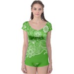 Green foliage background Boyleg Leotard 