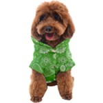 Green foliage background Dog Coat