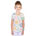 Colorful paisley background Kids  One Piece Tee