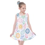 Colorful paisley background Kids  Summer Dress
