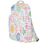 Colorful paisley background Double Compartment Backpack