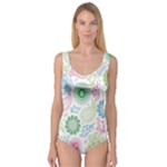 Pasley and flowers pattern Princess Tank Leotard 