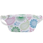 Pasley and flowers pattern Waist Bag 