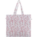Pink foliage background Canvas Travel Bag