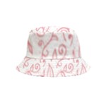 Pink foliage background Inside Out Bucket Hat (Kids)