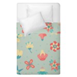 Soft tones floral pattern background Duvet Cover Double Side (Single Size)
