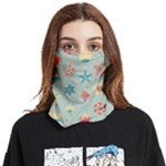 Soft tones floral pattern background Face Covering Bandana (Two Sides)