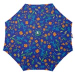 Bright and colorful floral pattern Straight Umbrellas