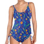 Bright and colorful floral pattern Tankini Set