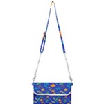 Bright and colorful floral pattern Mini Crossbody Handbag