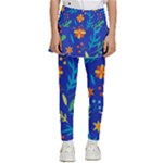 Bright and colorful floral pattern Kids  Skirted Pants