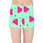 Cute seamless watermelon pattern Kids  Sports Shorts