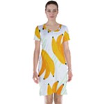 bananas seamless pattern Short Sleeve Nightdress
