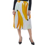 bananas seamless pattern Classic Velour Midi Skirt 