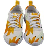 bananas seamless pattern Kids Athletic Shoes