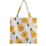 pears pattern Zipper Grocery Tote Bag
