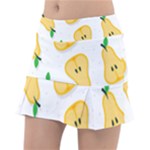 pears pattern Classic Tennis Skirt