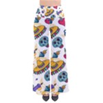 Bright Day of the Dead seamless pattern So Vintage Palazzo Pants