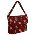 Cute Christmas seamless pattern Buckle Messenger Bag
