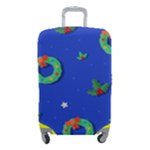 Christmas pattern with wreaths Luggage Cover (Small)