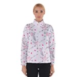 love and hearts pattern Women s Bomber Jacket