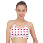 Romantic Valentine s heart pattern Basic Training Sports Bra