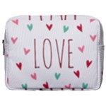 Love wallpaper with hearts Make Up Pouch (Large)