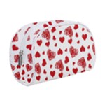 Valentine s stamped hearts pattern Make Up Case (Small)