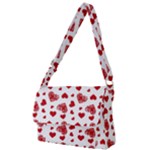 Valentine s stamped hearts pattern Full Print Messenger Bag (L)