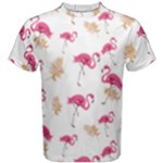 Flamingo nature seamless pattern Men s Cotton Tee