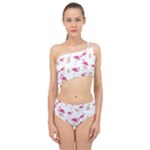 Flamingo nature seamless pattern Spliced Up Two Piece Swimsuit