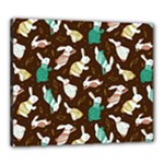 Easter rabbit pattern Canvas 24  x 20  (Stretched)