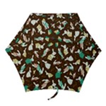 Easter rabbit pattern Mini Folding Umbrellas