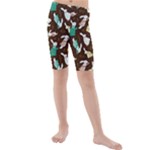 Easter rabbit pattern Kids  Mid Length Swim Shorts