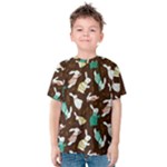 Easter rabbit pattern Kids  Cotton Tee