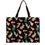 Easter rabbit pattern Zipper Mini Tote Bag