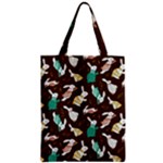 Easter rabbit pattern Zipper Classic Tote Bag