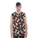 Easter rabbit pattern Men s Basketball Tank Top